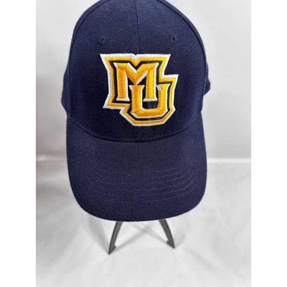 Marquette University Golden Eagles Navy Blue Ball Cap Top Of‎ The World One Fit - Picture 2 of 16